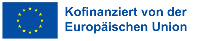Kofinanziert von der Europäischen Union Logo der Europäischen Union mit dem Hinweis „Kofinanziert von der Europäischen Union“